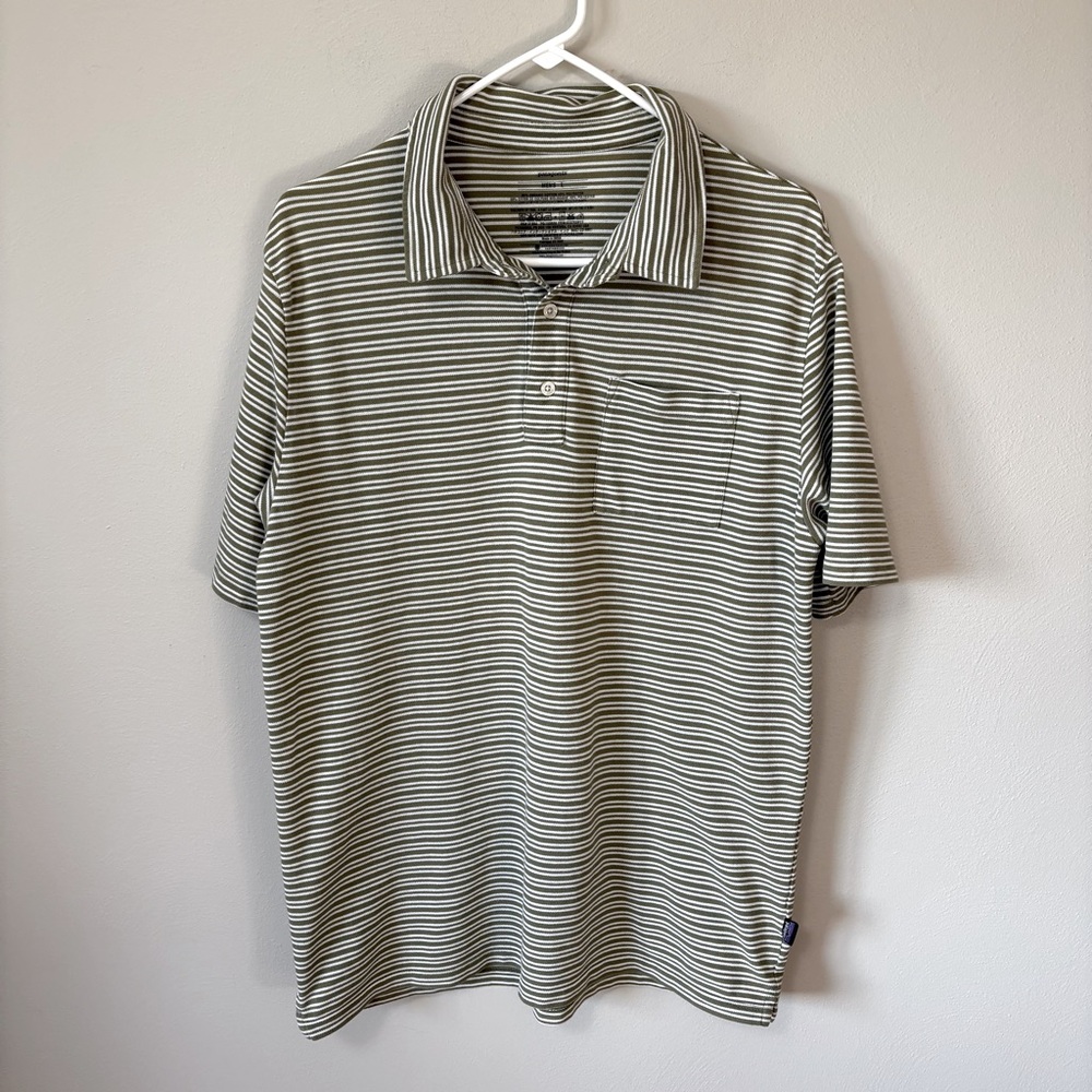 Men's Patagonia Casual Short Sleeve Polo L